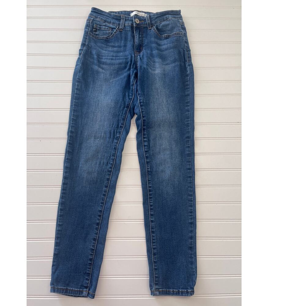 Kancan Jeans Dark Wash Straight Skinny - Size Women's 27 READ